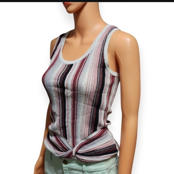 INC International Concepts Multicolor Striped Tank Top - Picture 3 of 6